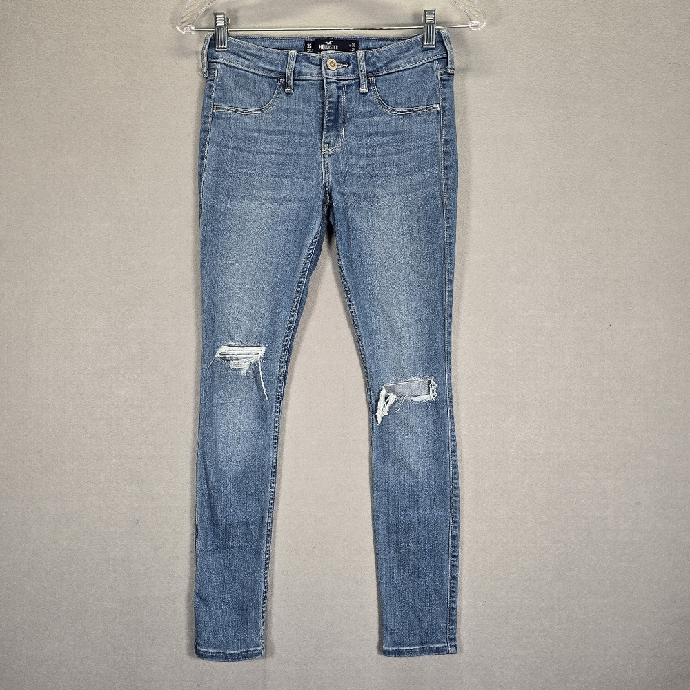 Hollister Low Rise Legging Advanced Stretch Distressed Size W26 X L26